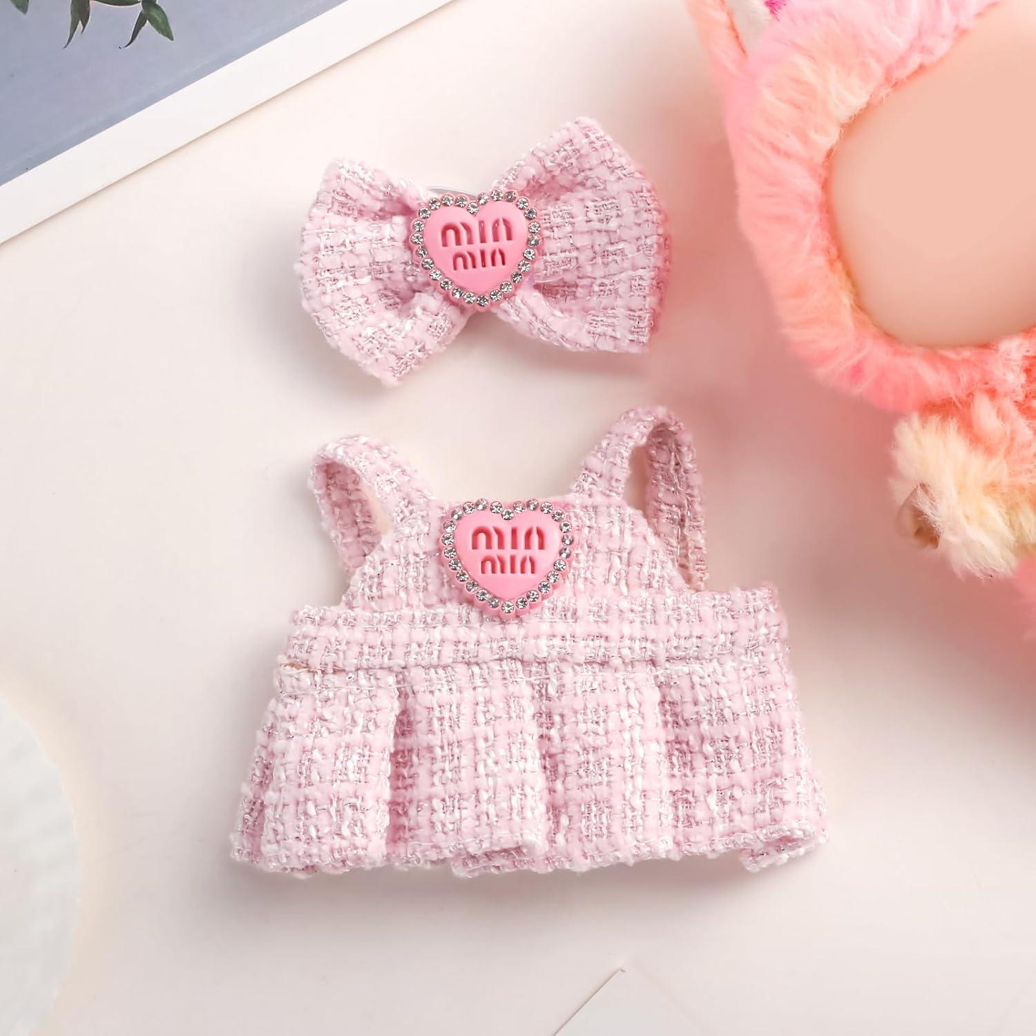 Conjunto de Ropa para Muñecas 17cm GNATE Rosa con Diadema