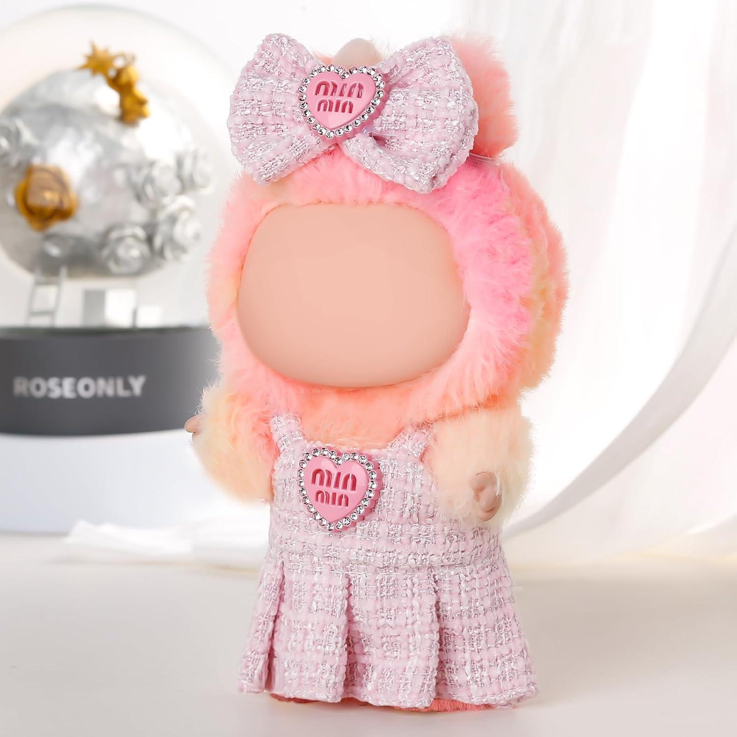 Conjunto de Ropa para Muñecas 17cm GNATE Rosa con Diadema