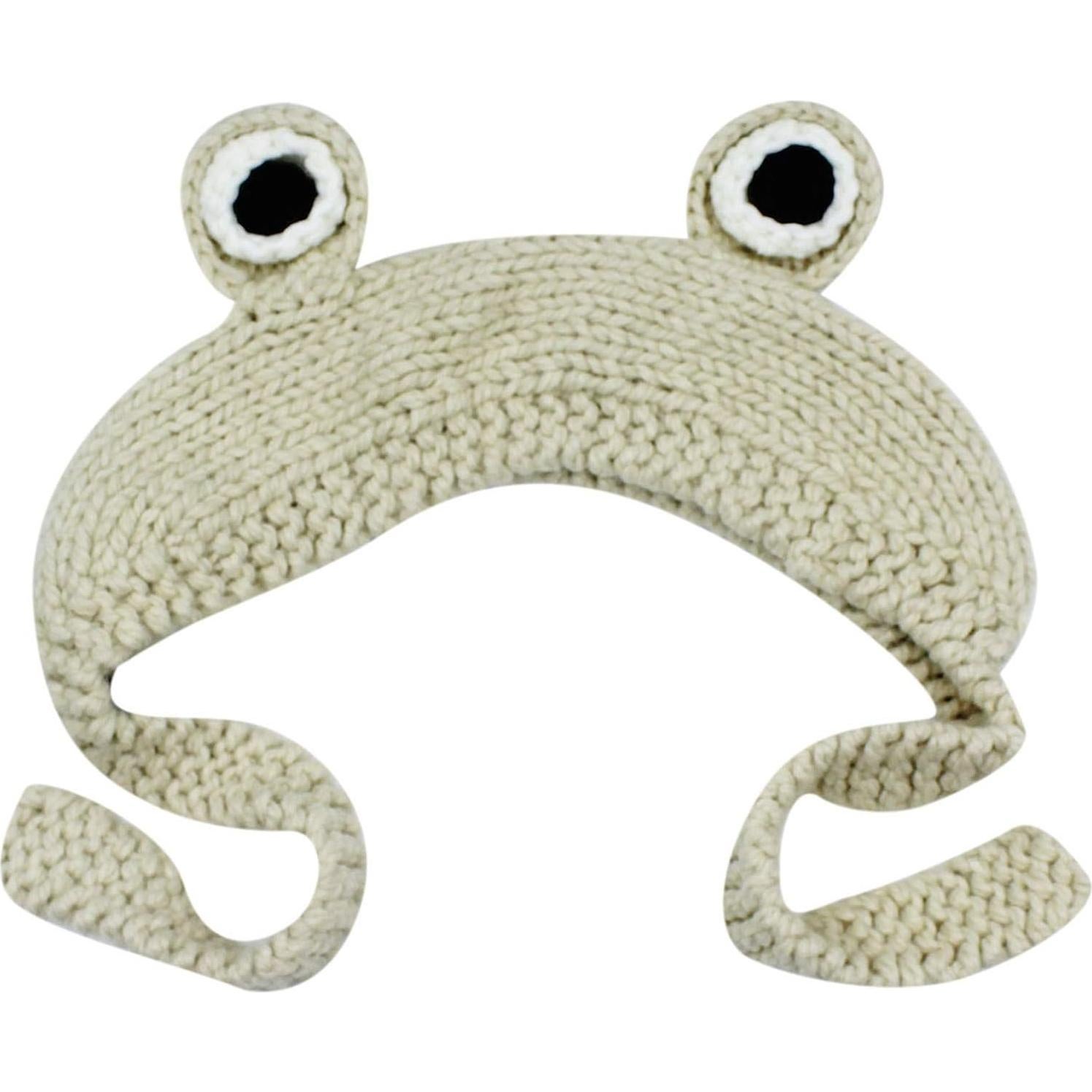 Gorro de Rana Tejido a Mano ANKOMINA para Niños y Adultos