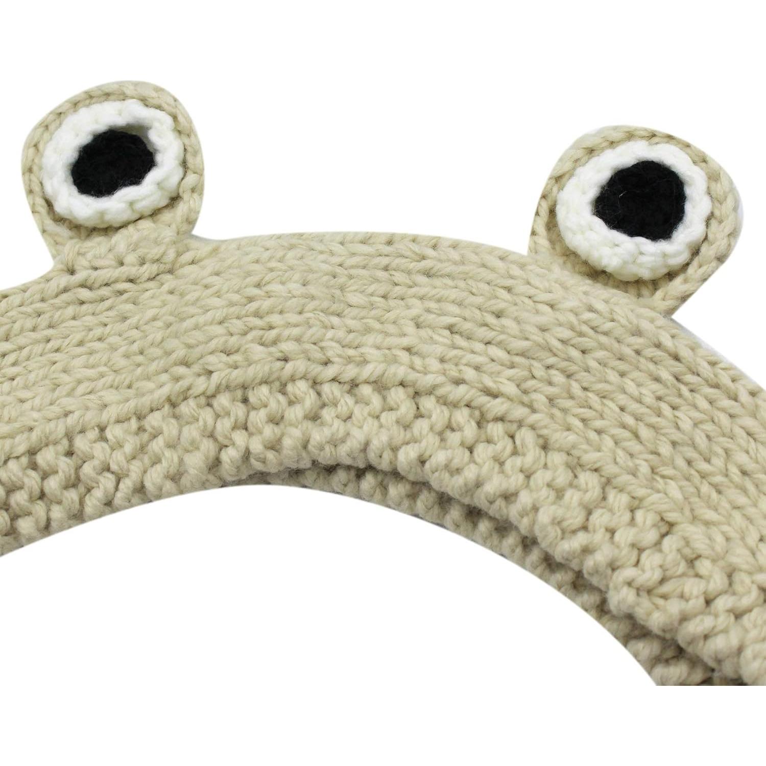 Gorro de Rana Tejido a Mano ANKOMINA para Niños y Adultos
