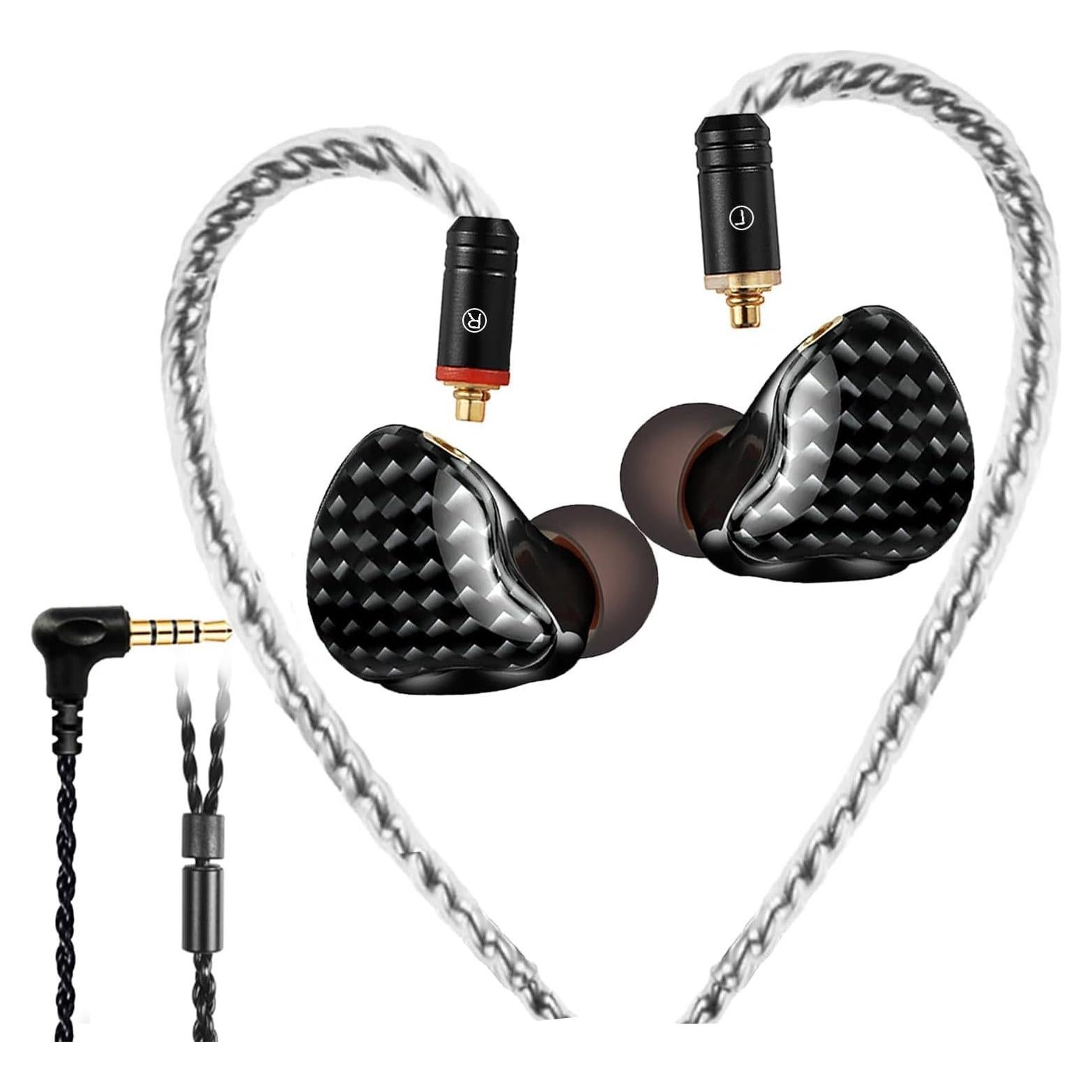 Auriculares In-Ear FAMATE A09T con Cable Desmontable y Aislamiento de Ruido