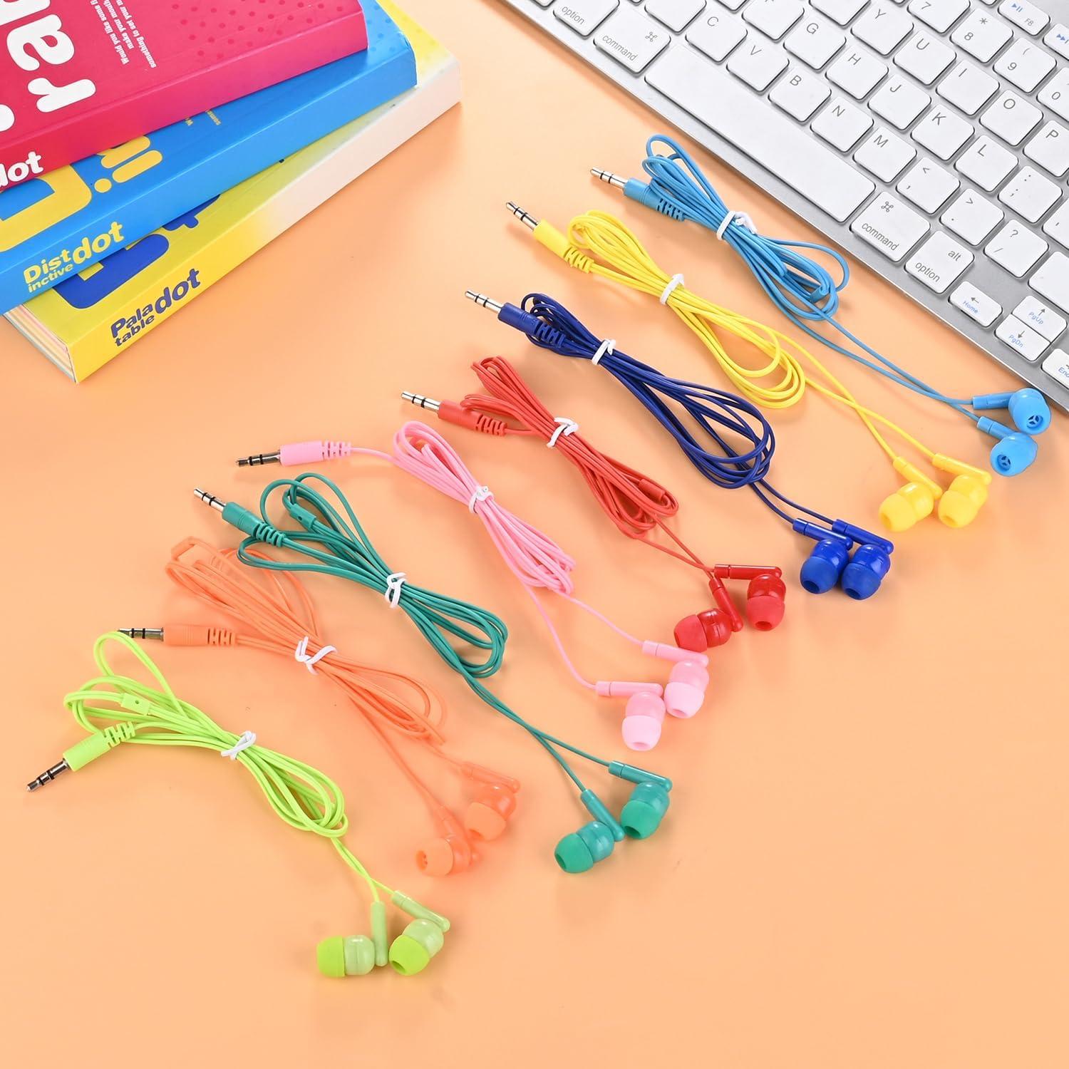 Paquete de 30 Auriculares XOSDA Multicolores para Niños