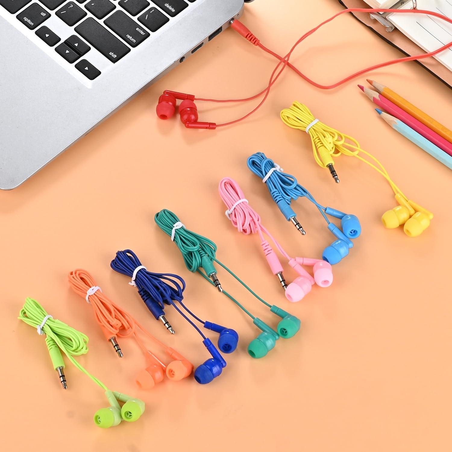 Paquete de 30 Auriculares XOSDA Multicolores para Niños