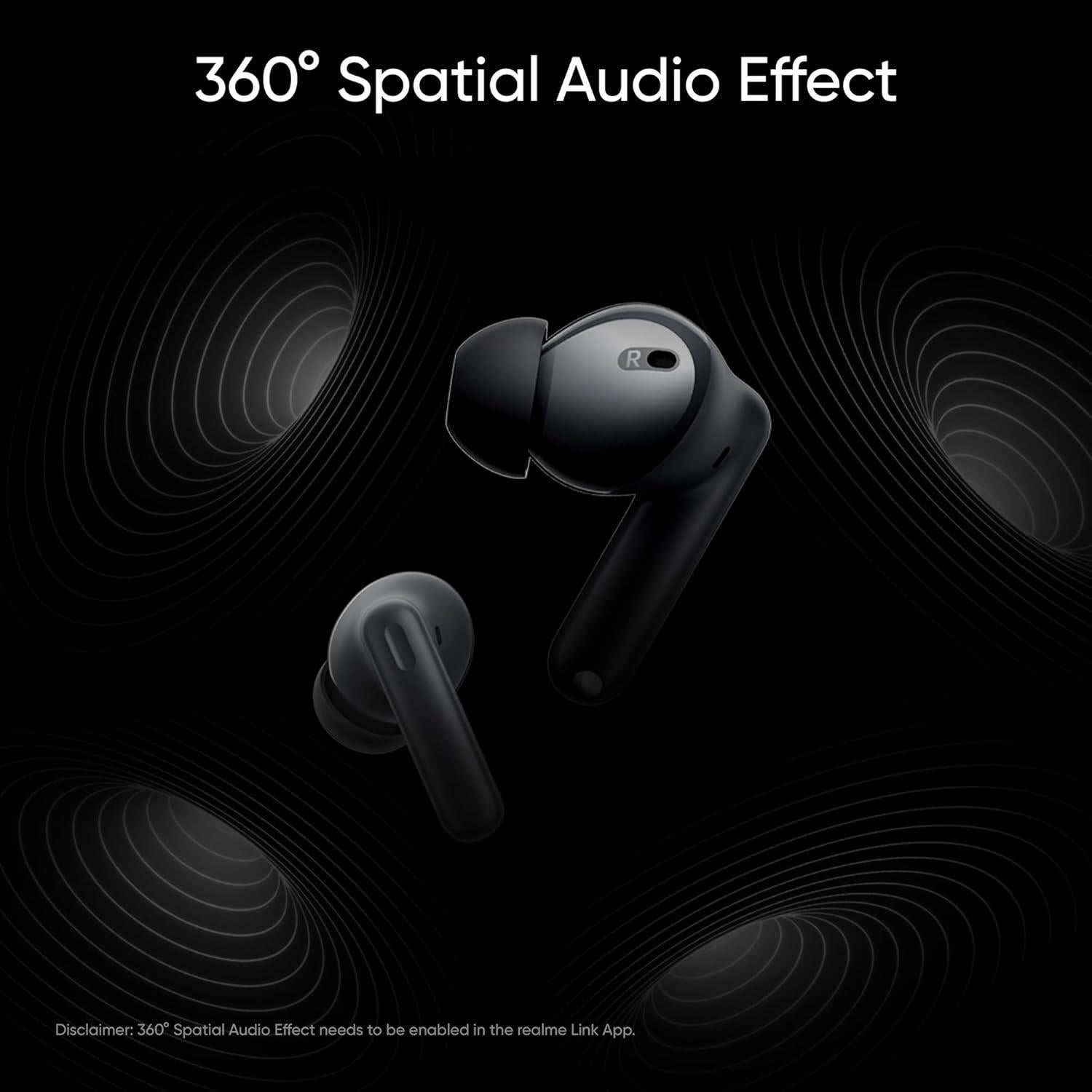 Auriculares Inalámbricos realme T300 con ANC 30dB, 40h Batería