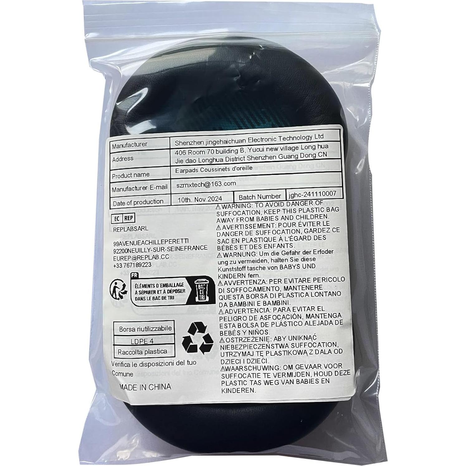 Cojines de Repuesto para Auriculares Bose QC35 QC15 QC25