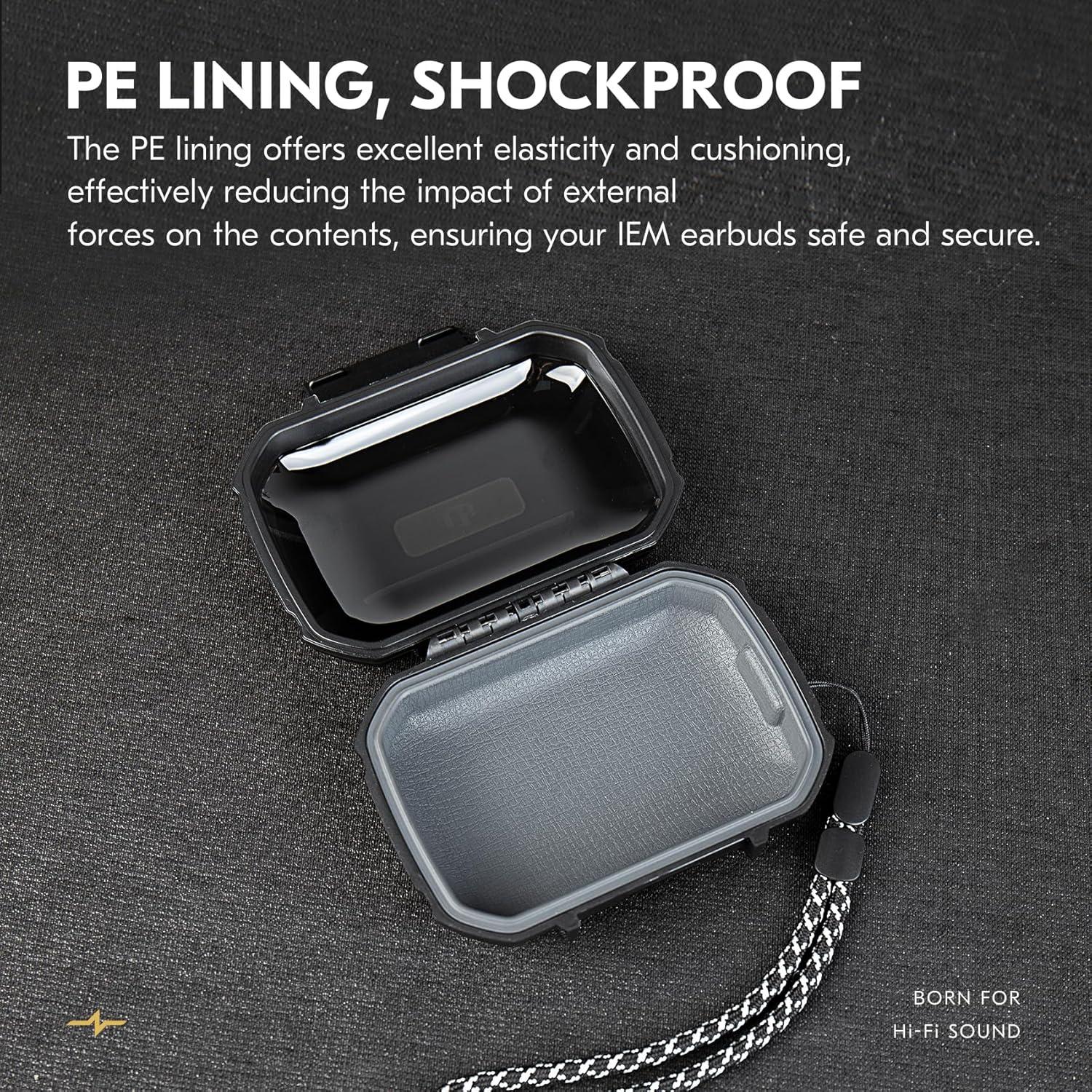 Funda Dura CCZ Taichi para Auriculares IEM - Negro