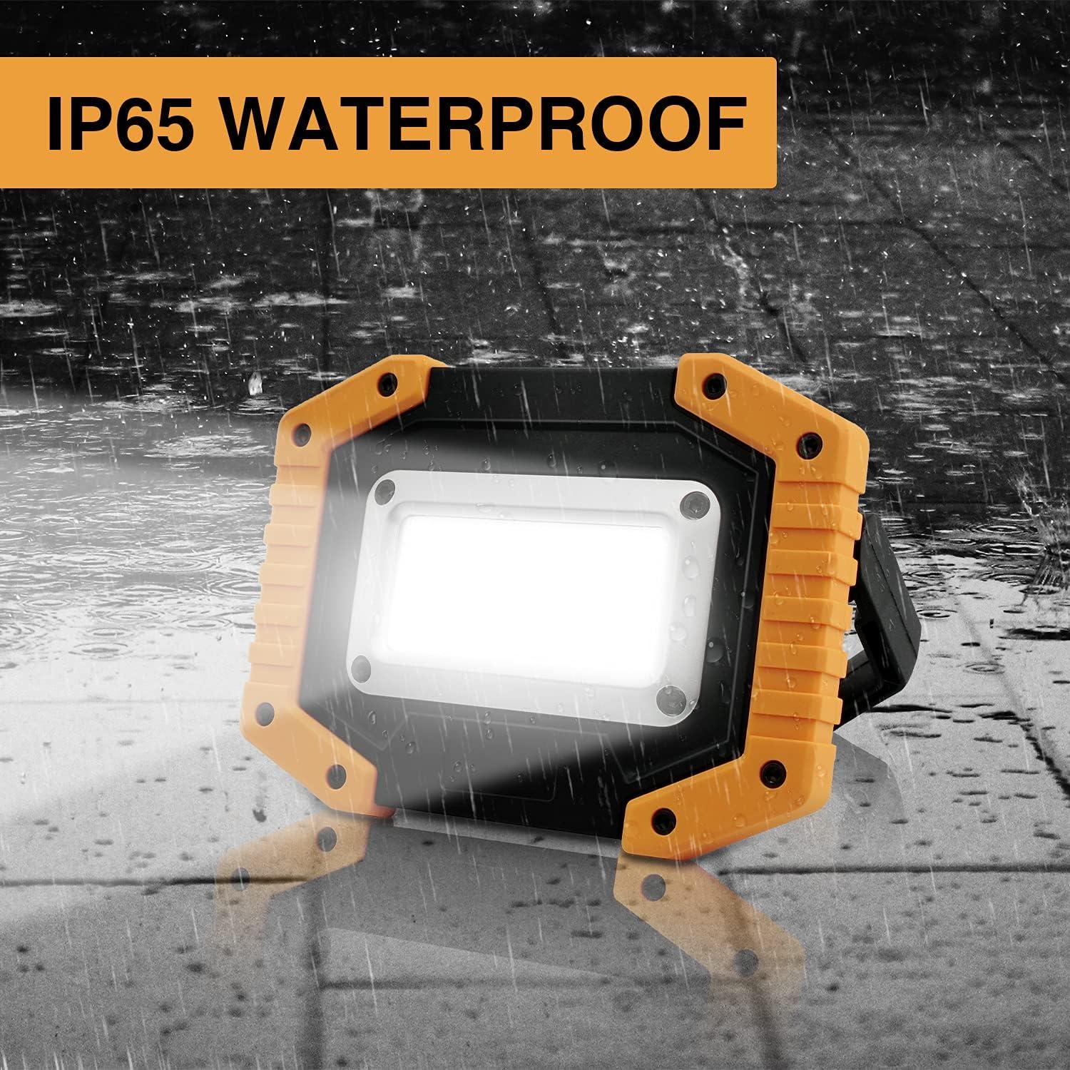 Luz de Trabajo LED Tekstap 30W 2000LM Recargable IP65