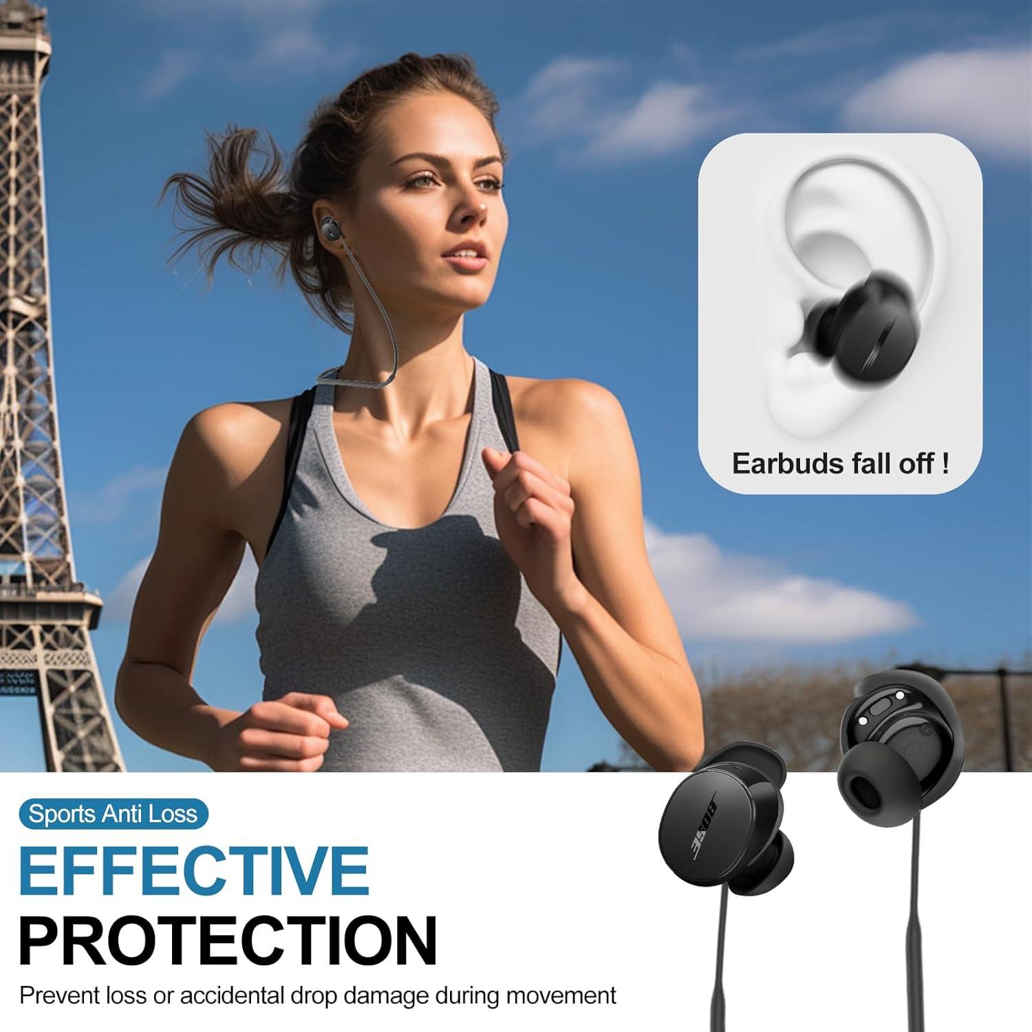 Correa Antipérdida PUCGUE para Bose QuietComfort Earbuds 2024