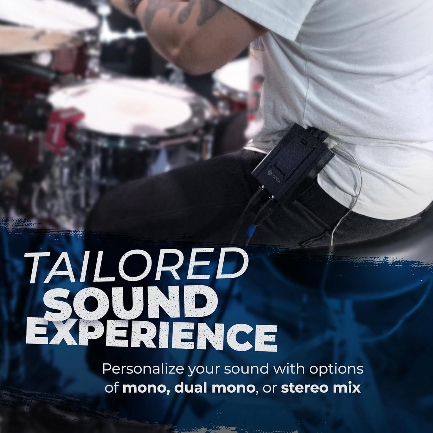 Amplificador In Ear Coda IEM-Pro Doble Canal 5W Negro