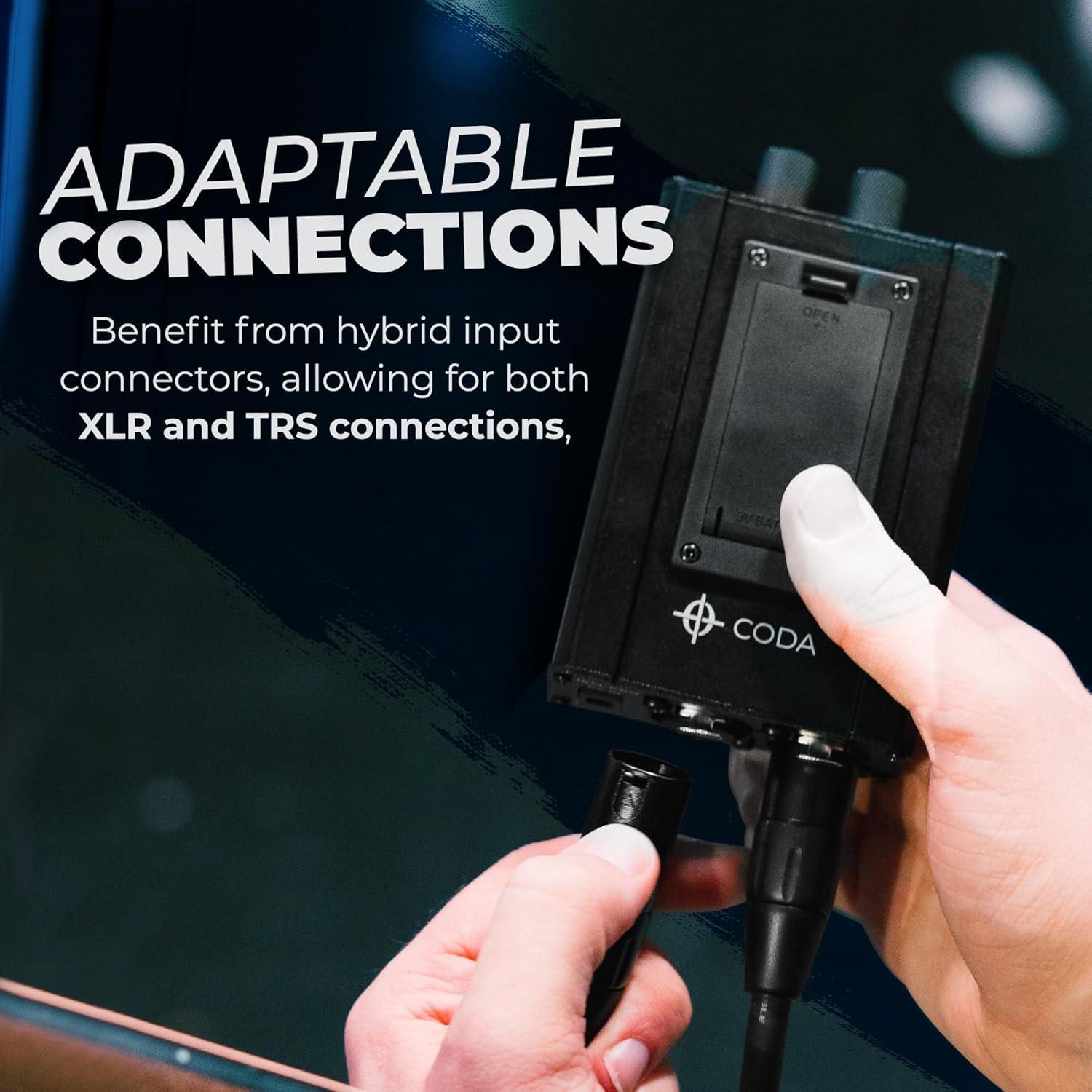 Amplificador In Ear Coda IEM-Pro Doble Canal 5W Negro