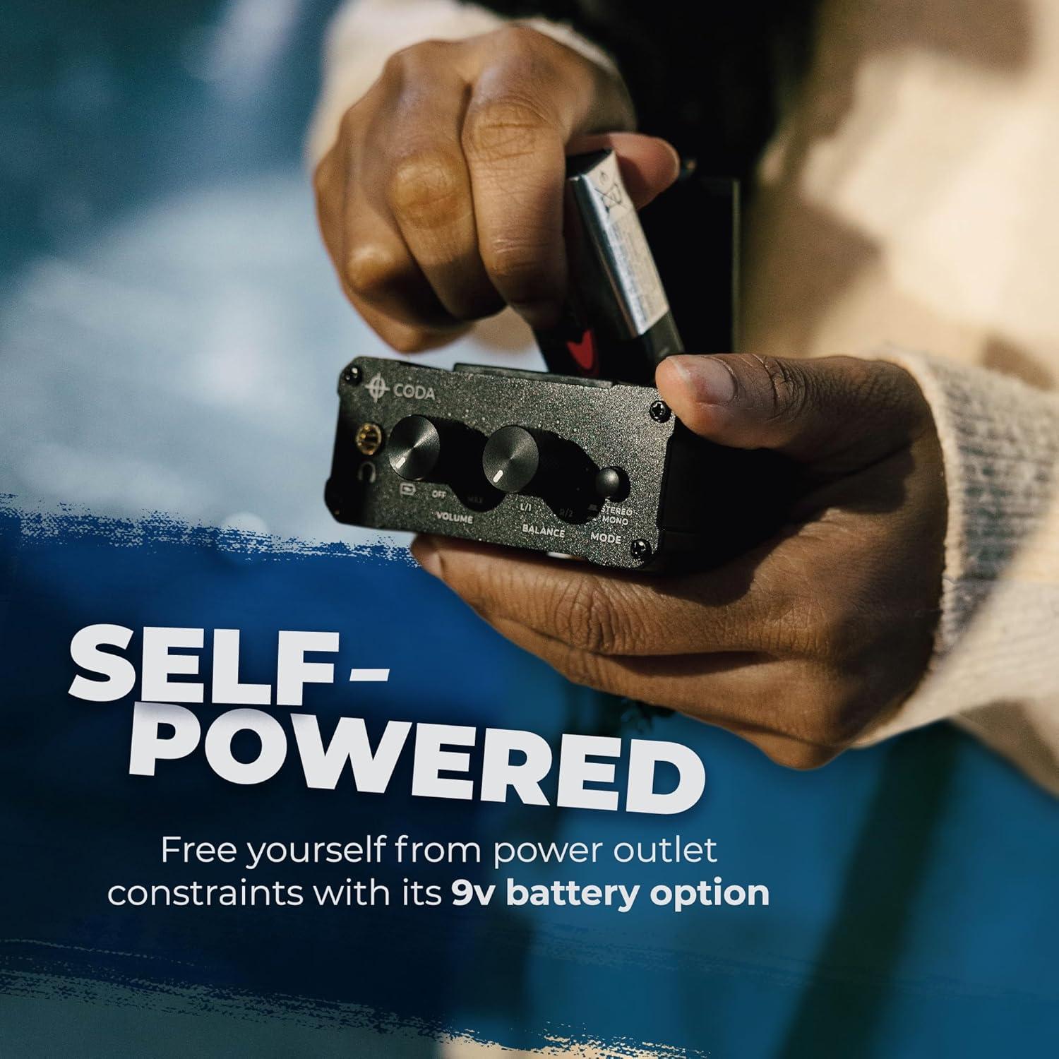 Amplificador In Ear Coda IEM-Pro Doble Canal 5W Negro