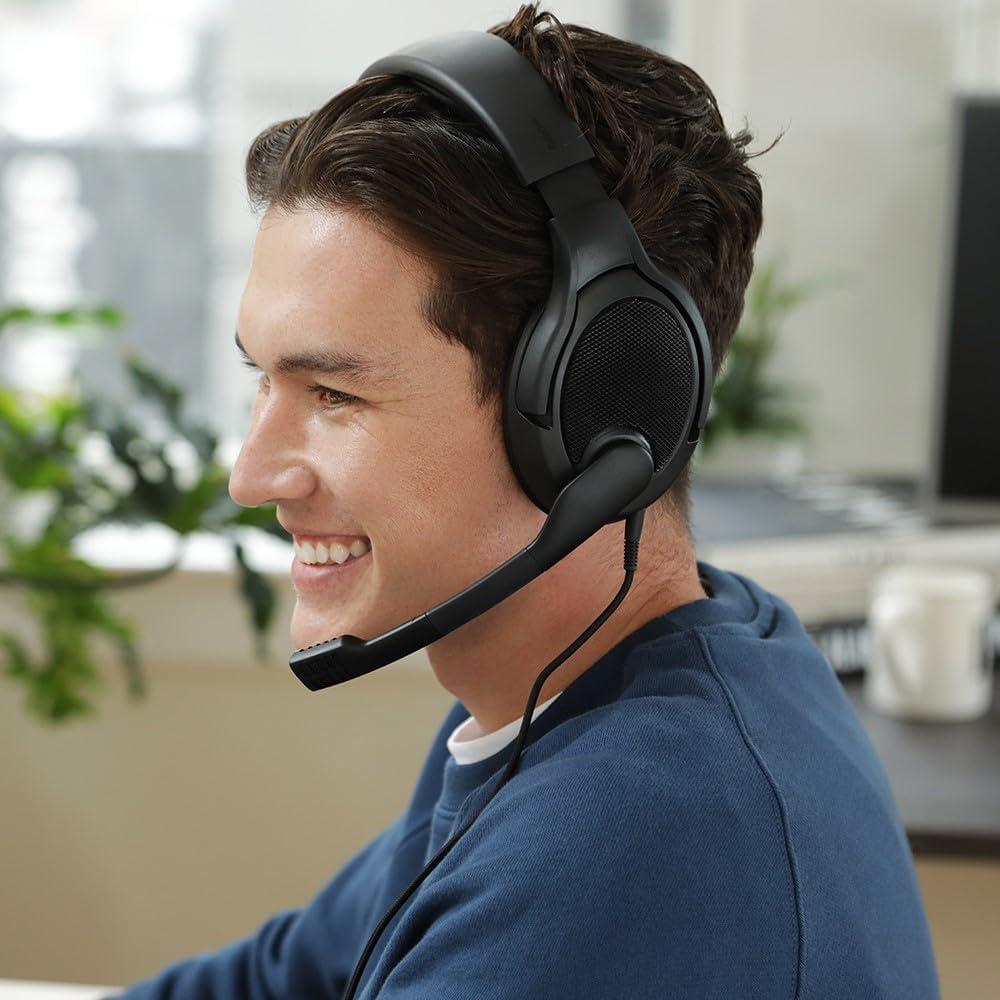 Auriculares Gaming DROP PC38X - Diseño Abierto, Micrófono, Negro