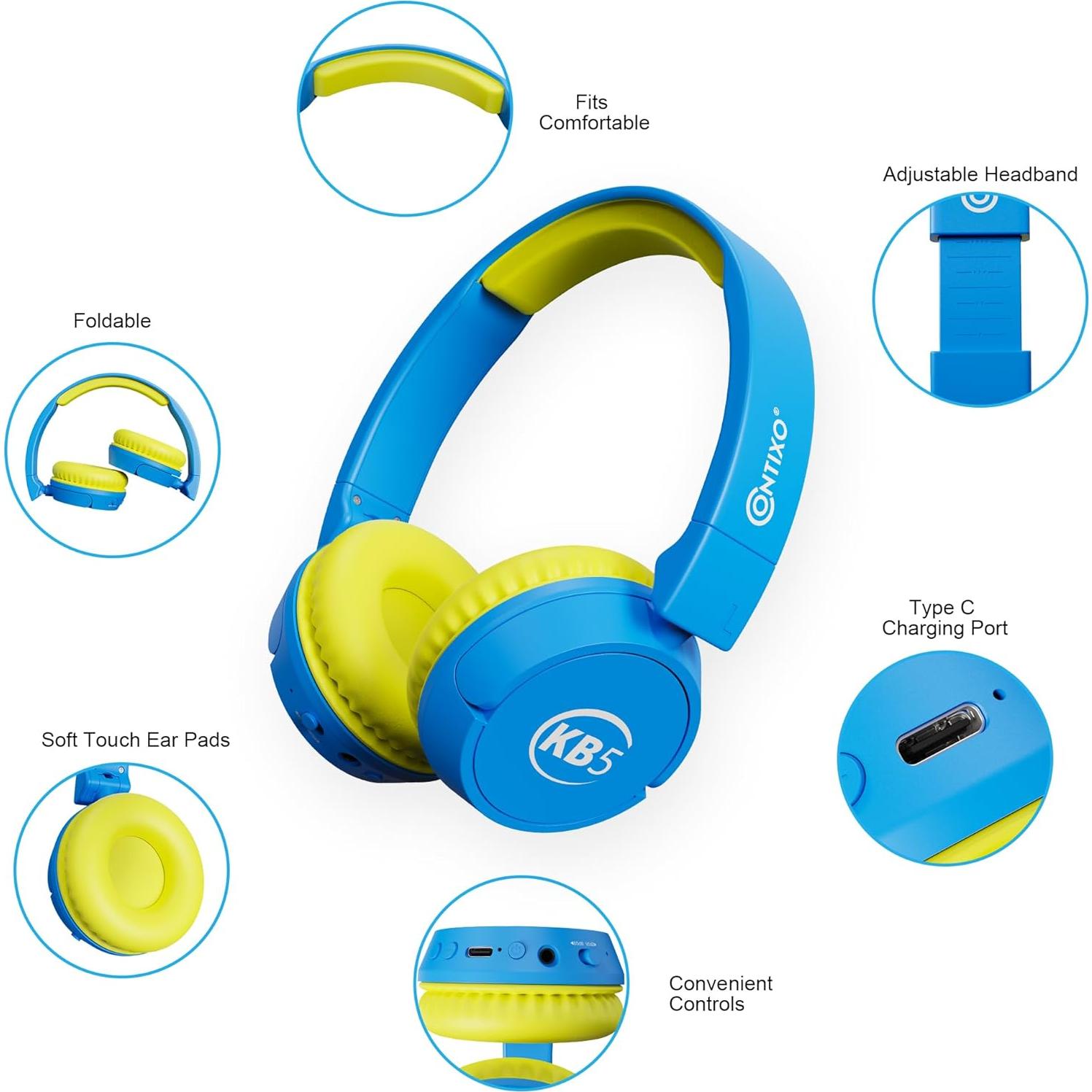 Auriculares Inalámbricos Contixo KB-5 para Niños - 85dB