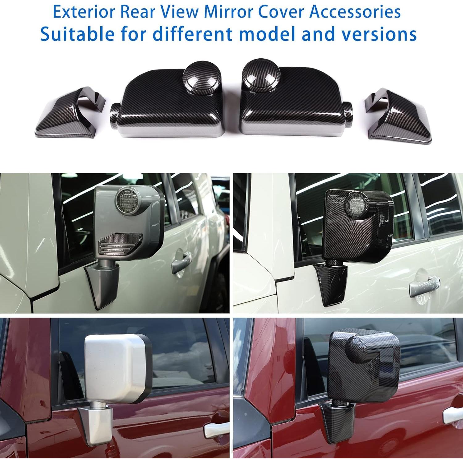 Juego de Cubiertas Espejo Retrovisor y Manijas Toyota FJ Cruiser