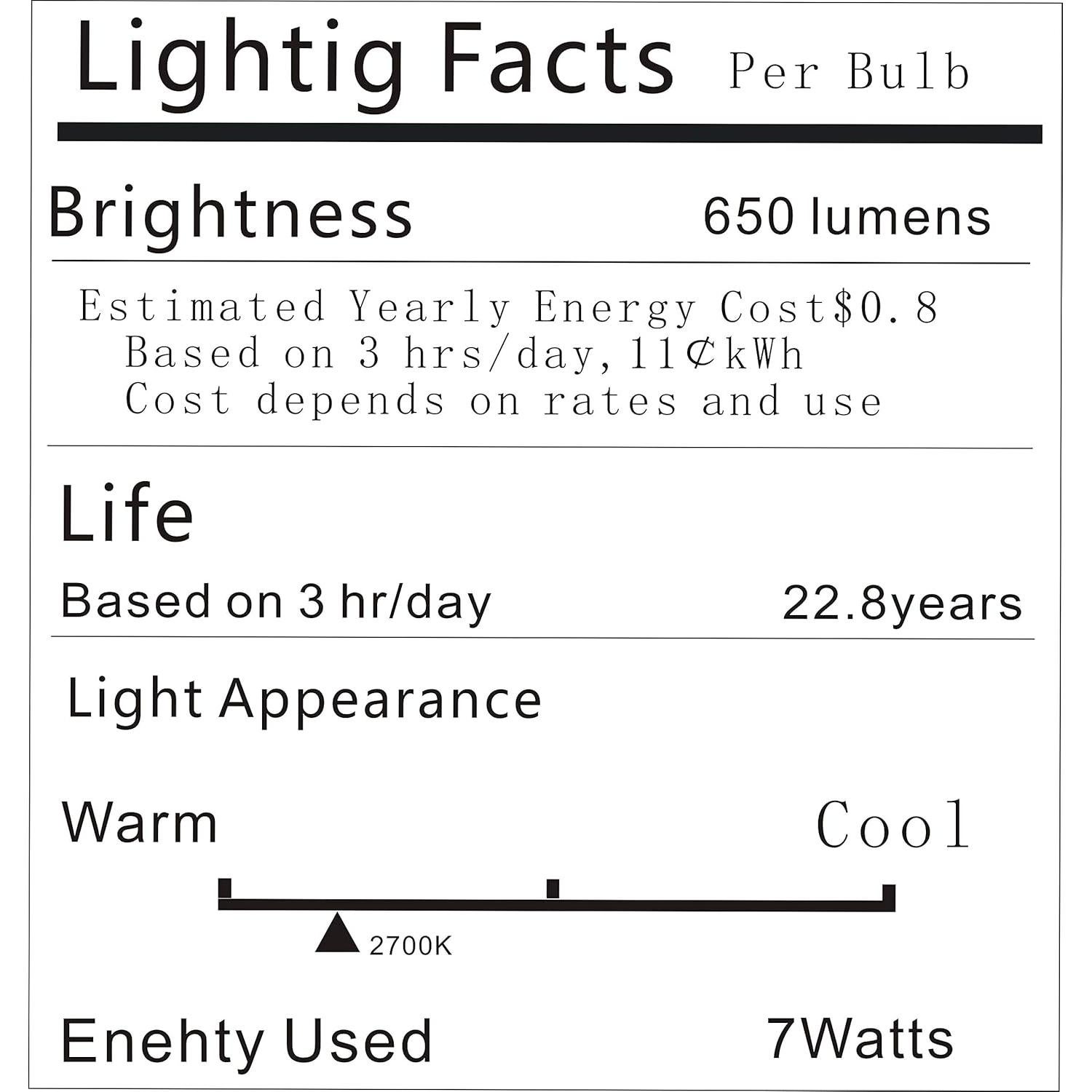 Bombilla Vgogfly Dusk a Dawn Blanca Cálida E26 1 Cuenta