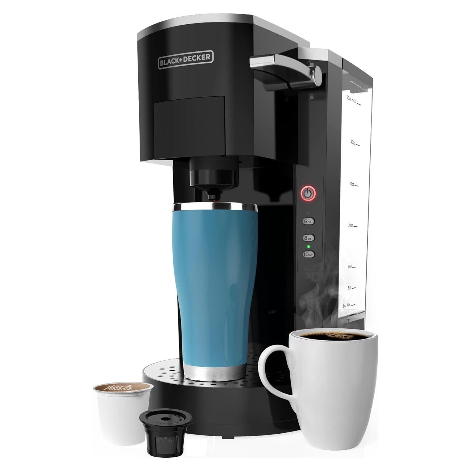 Cafetera Individual K-Cup BLACK+DECKER 1.48L Automática