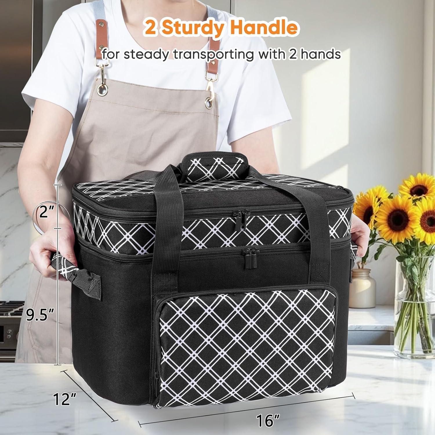 Bolsa de Transporte para Olla de Cocción Lenta 6-8 Qt - Aislada