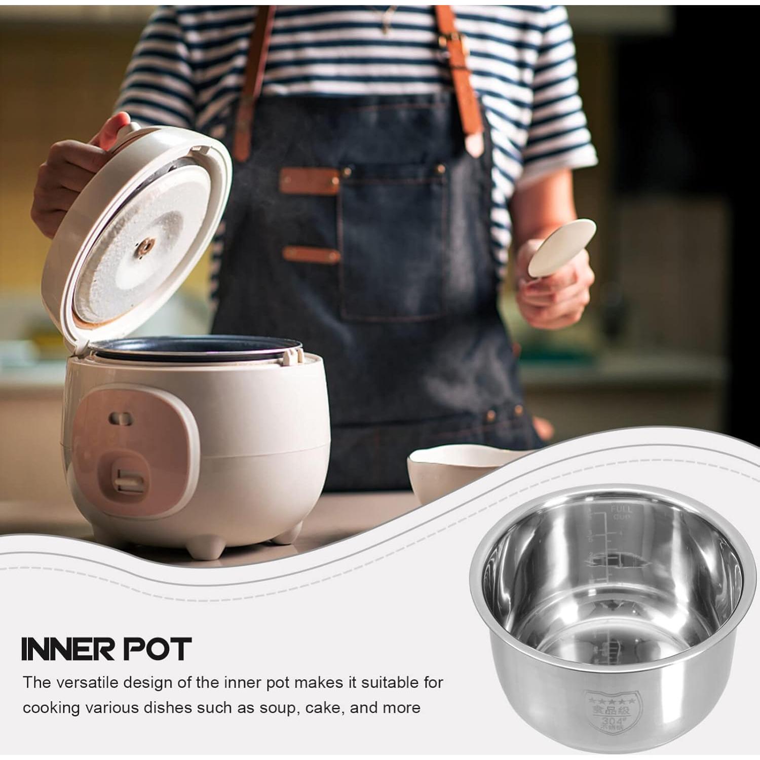 Olla Interna de Cocción 2L UPKOCH Acero Inoxidable