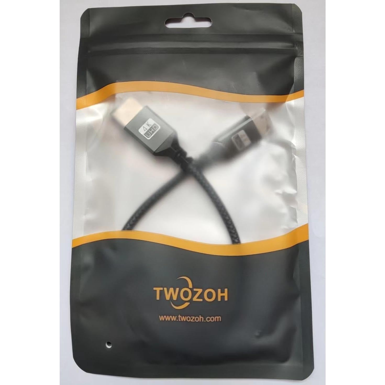 Cable Mini HDMI a HDMI Twozoh 0.3M Alta Velocidad 4K 60Hz