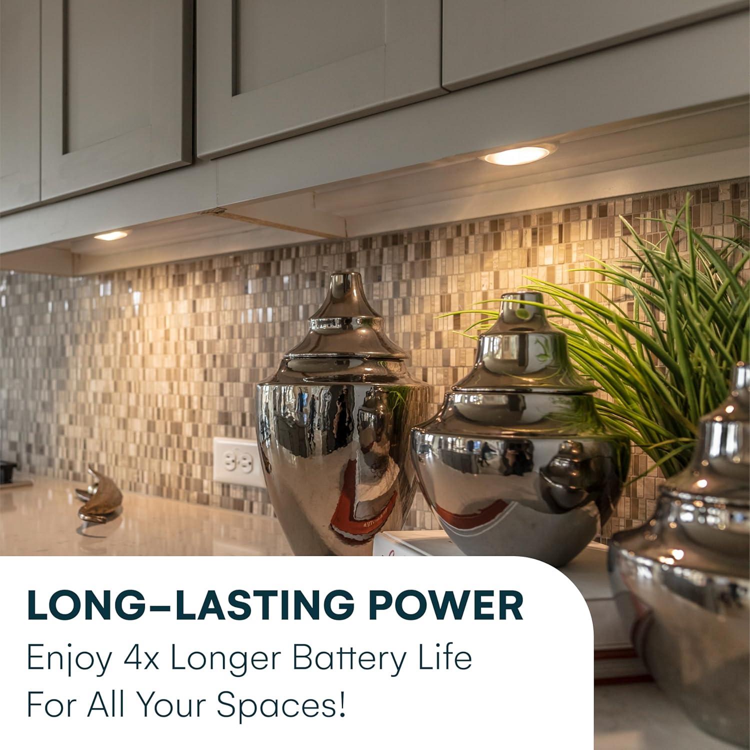 Brilliant Evolution 6 Luces LED Adhesivas con Control Remoto