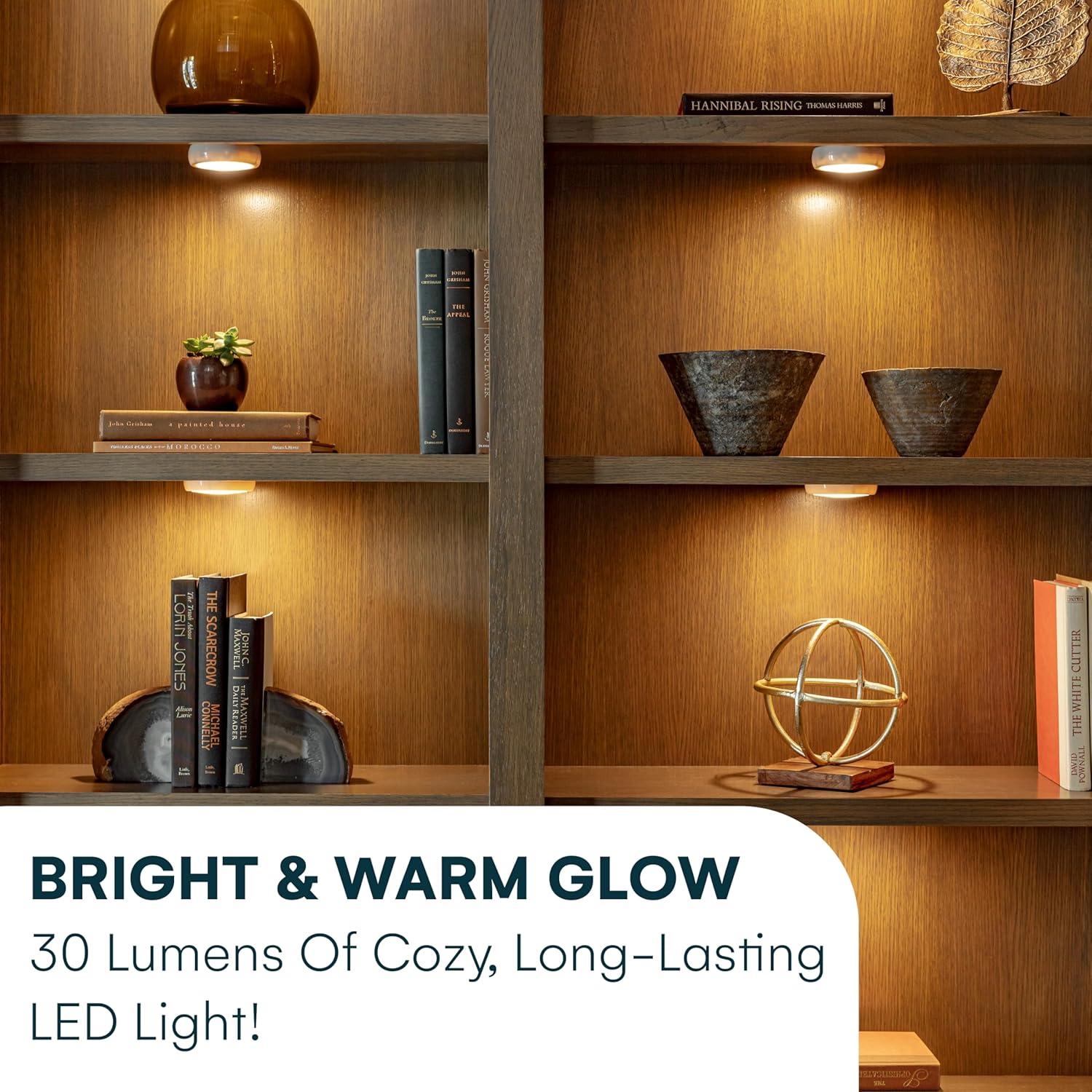 Brilliant Evolution 6 Luces LED Adhesivas con Control Remoto