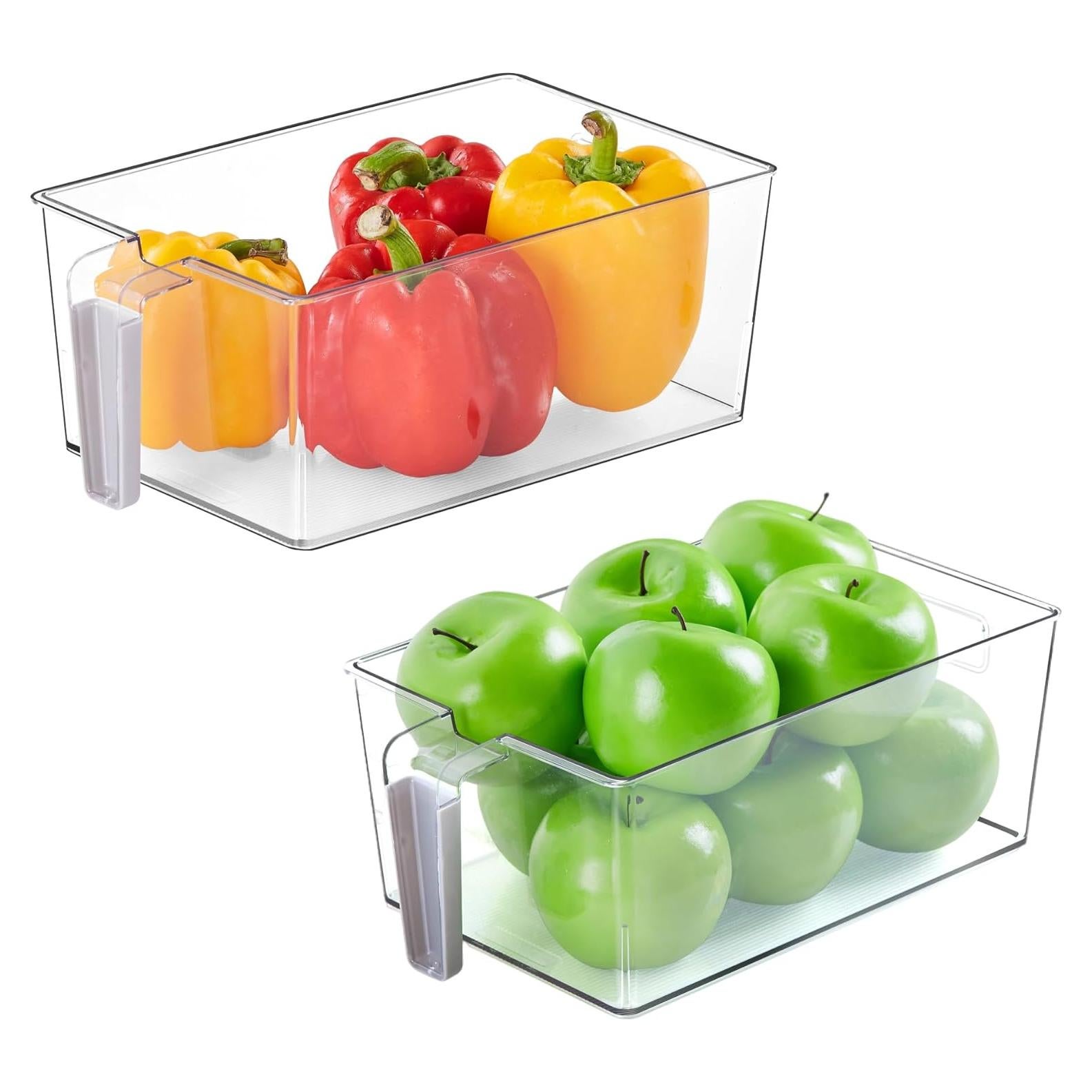 Organizadores de Refrigerador Vacane 2 Pack con Mango de Silicona