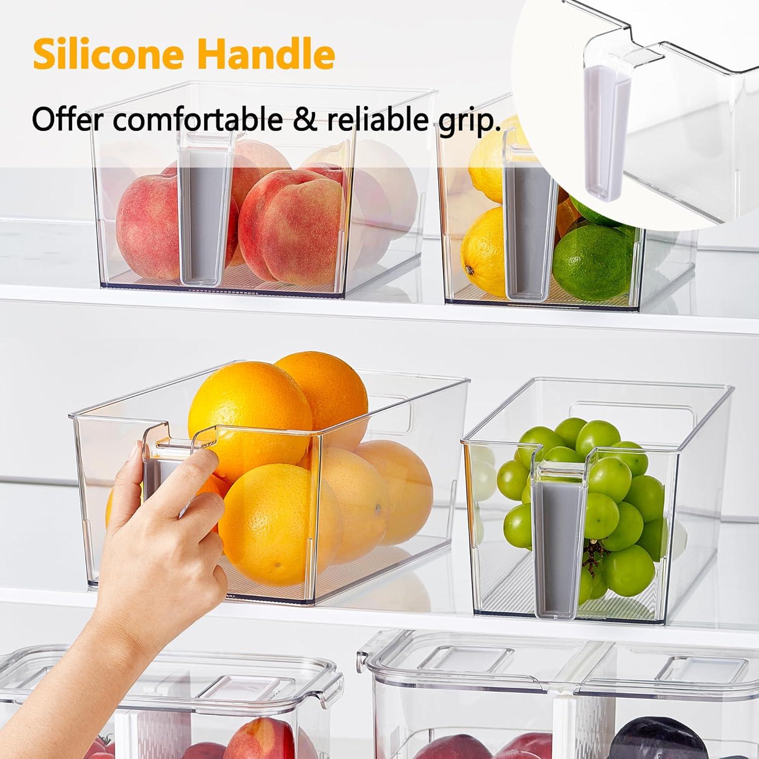 Organizadores de Refrigerador Vacane 2 Pack con Mango de Silicona