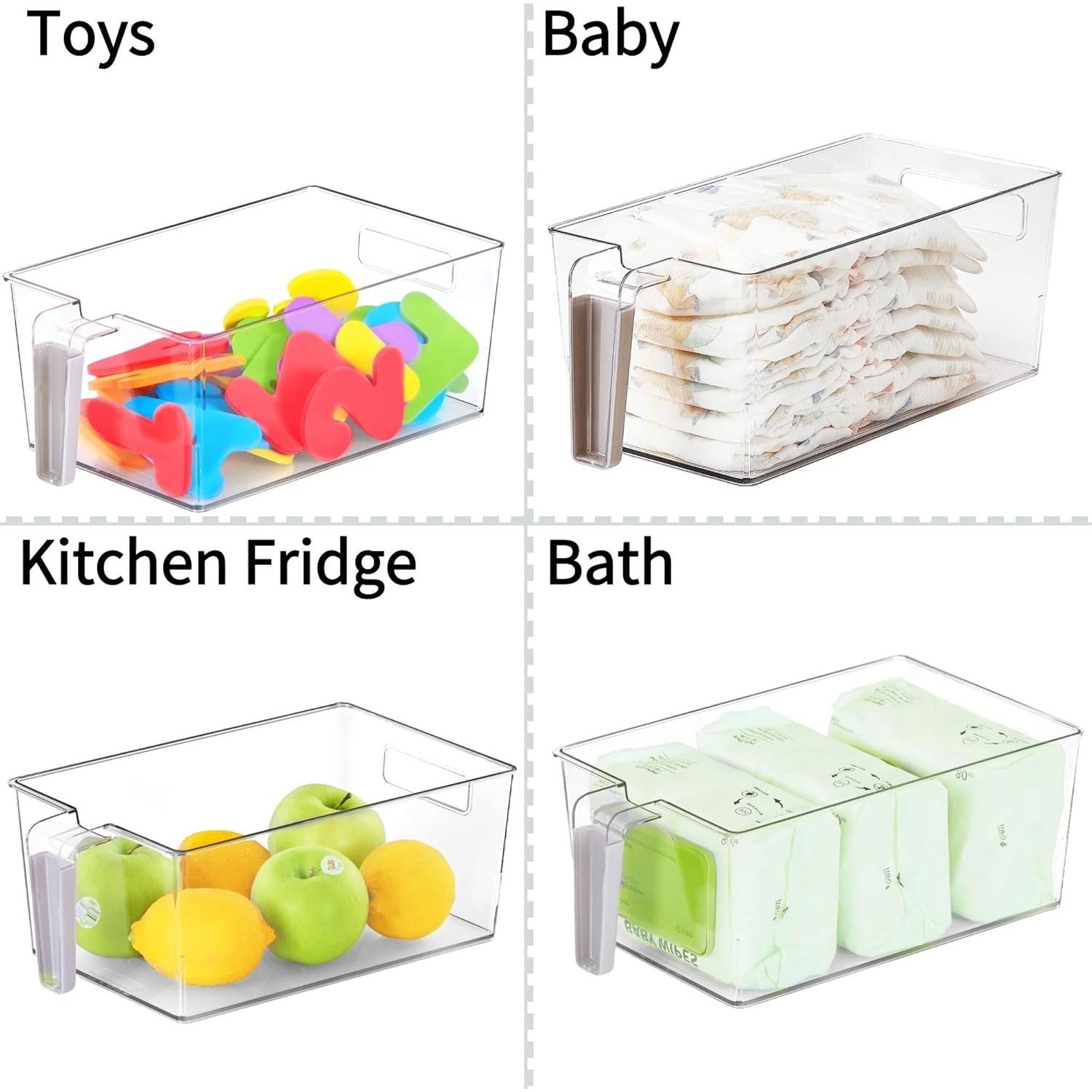 Organizadores de Refrigerador Vacane 2 Pack con Mango de Silicona