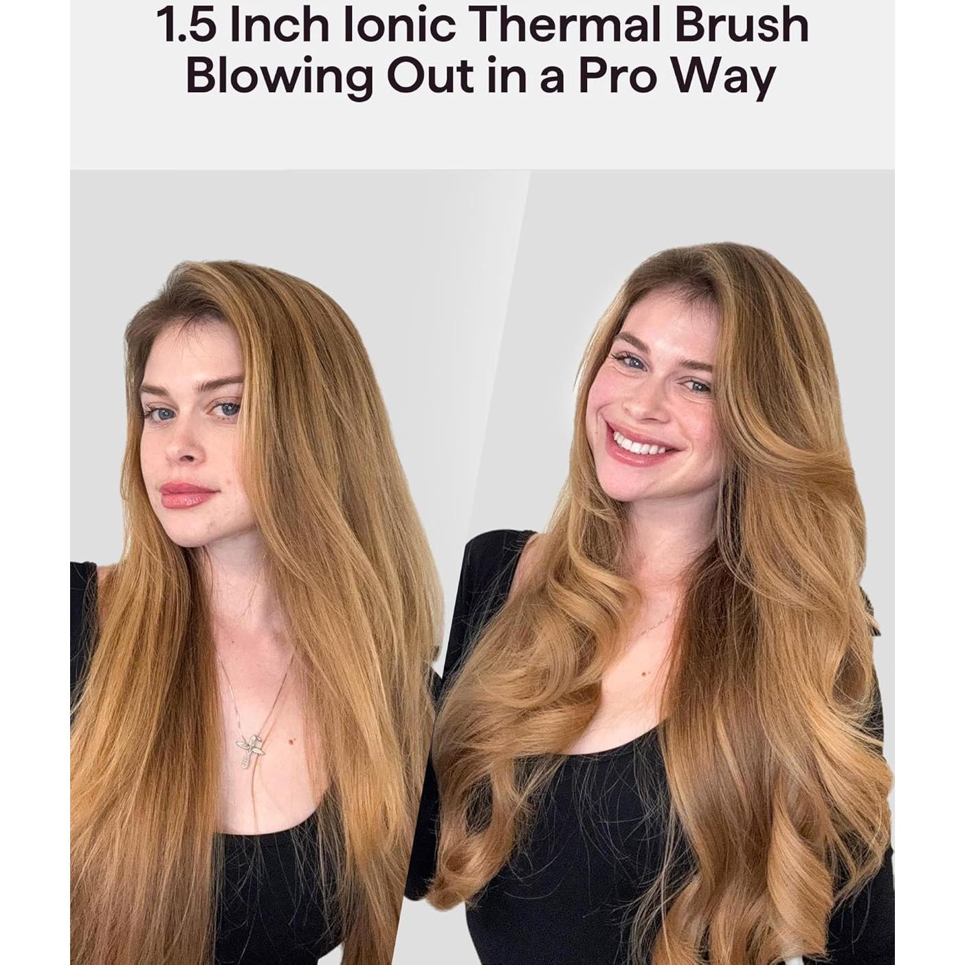 Cepillo Térmico Wavytalk Heatwave Pro 3.81 cm Gris Oscuro