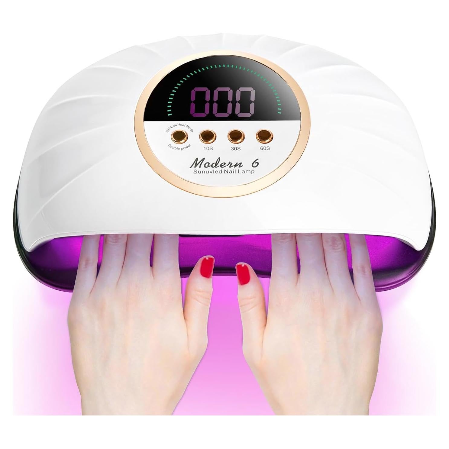 Lámpara UV LED Profesional HeerMua 268W para Uñas en Gel