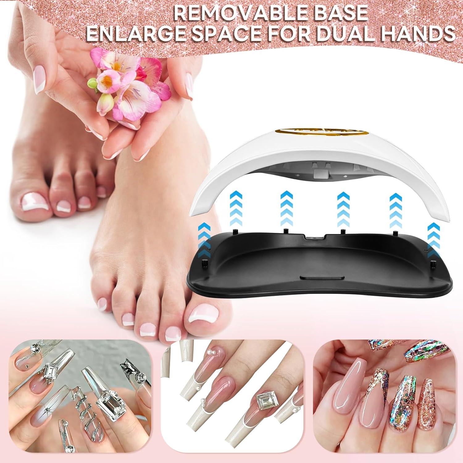 Lámpara UV LED Profesional HeerMua 268W para Uñas en Gel