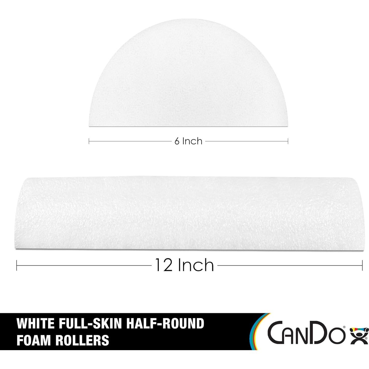 Rodillo de Espuma PE CanDo 30.48 cm para Recuperación Muscular