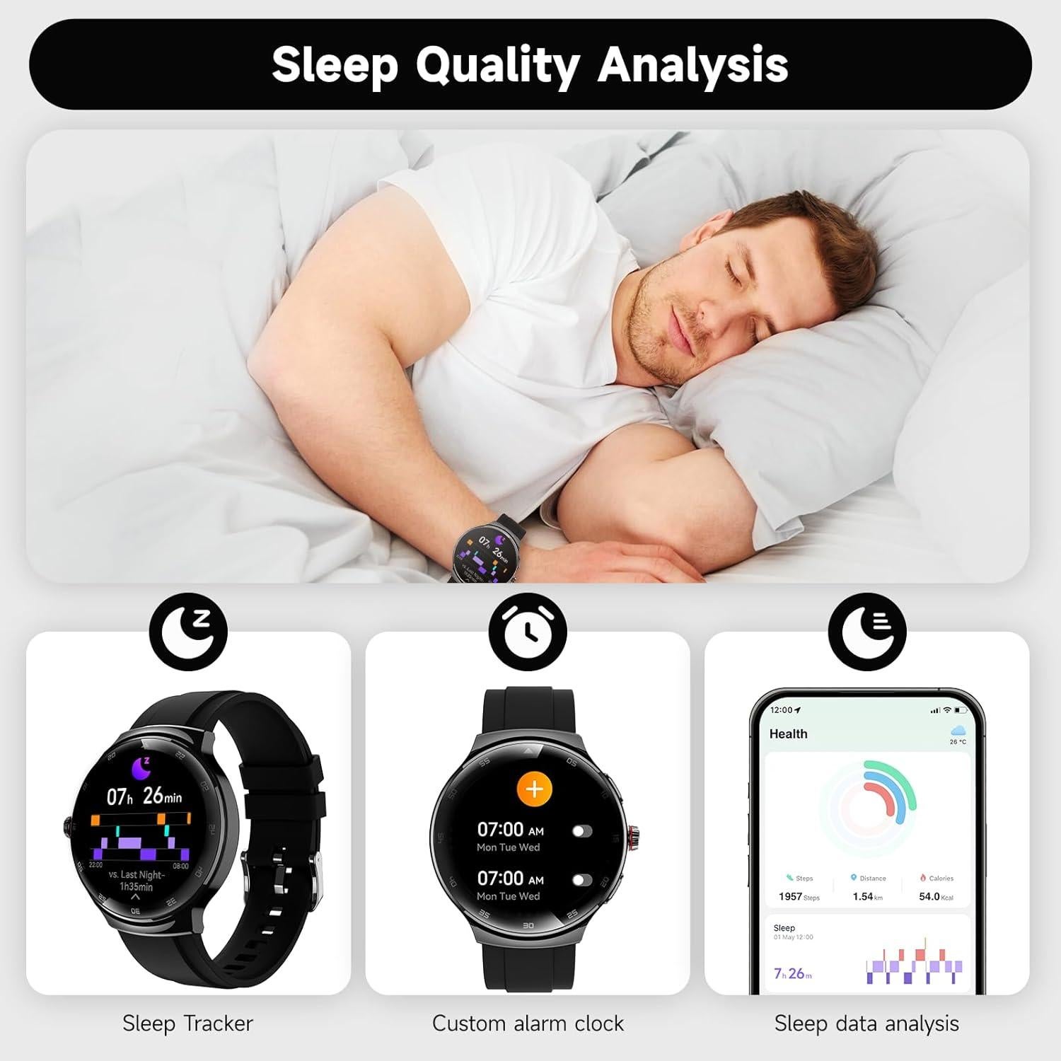 Reloj Inteligente MOLOURK P30 1.43" AMOLED Fitness IP68