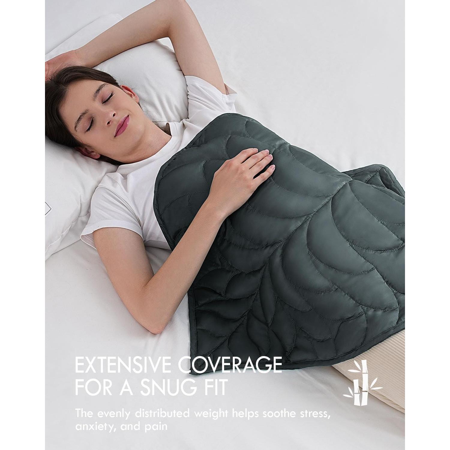 Manta con peso Kaisa Cooling 58x74 cm 2.27 kg Microfibra Verde