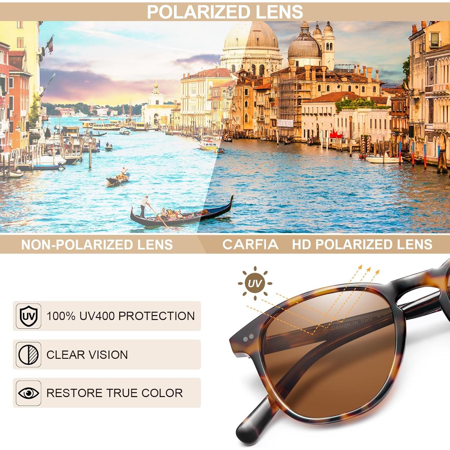 Gafas de sol polarizadas Carfia TS5285-L para hombres UV