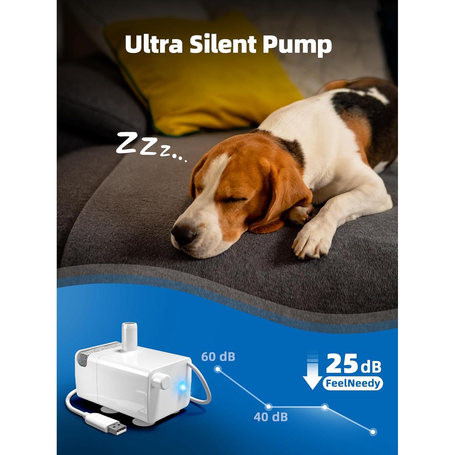 Fuente de Agua para Perros MAILOFY WF120 12L Acero Inoxidable