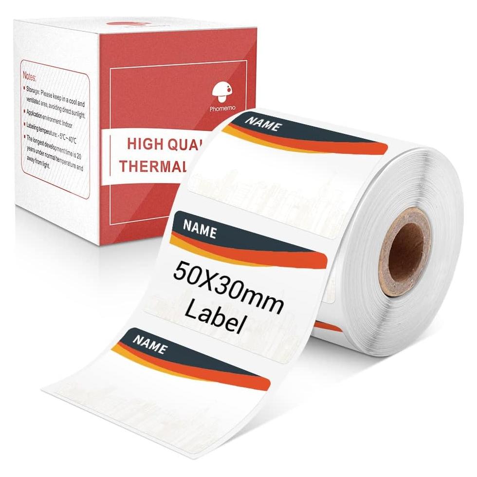 Etiquetas térmicas autoadhesivas Phomemo M110 50x30mm 230 unidades