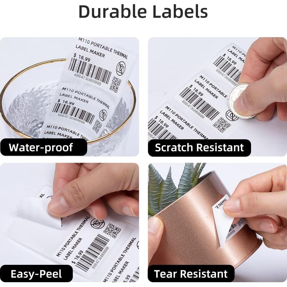 Etiquetas térmicas autoadhesivas Phomemo M110 50x30mm 230 unidades