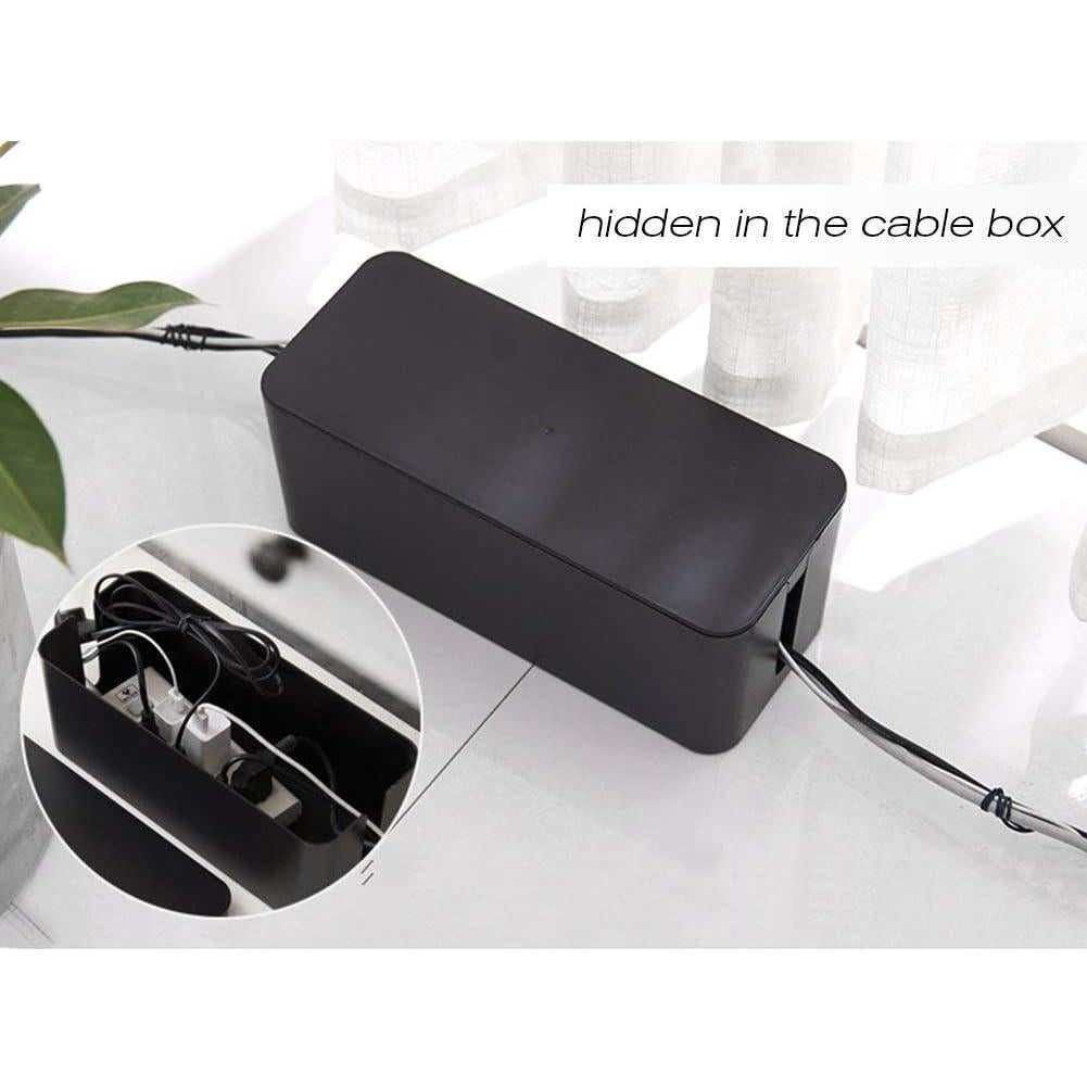 Caja de Gestión de Cables ShellKingdom CB100, 2 Conjuntos, Negro