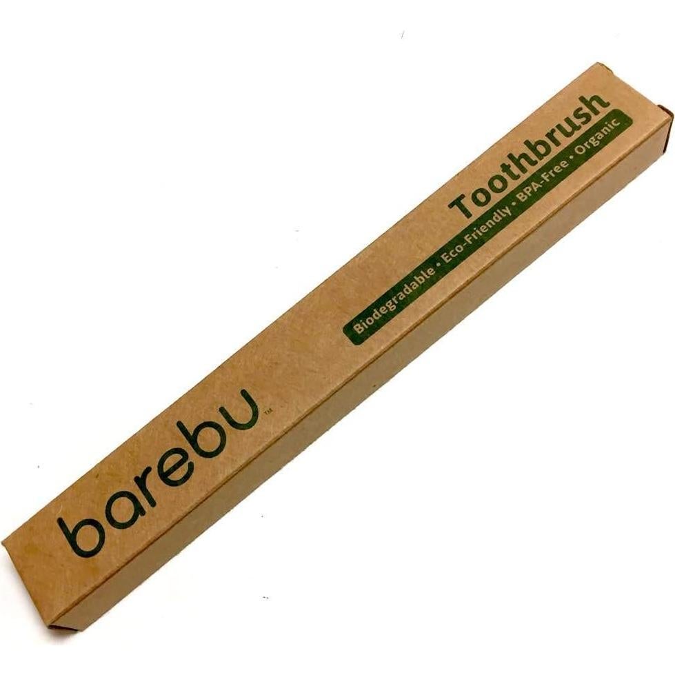 Set de Cepillos de Dientes de Bambú Barebu - Ecológicos y Biodegradables (Paquete de 8)