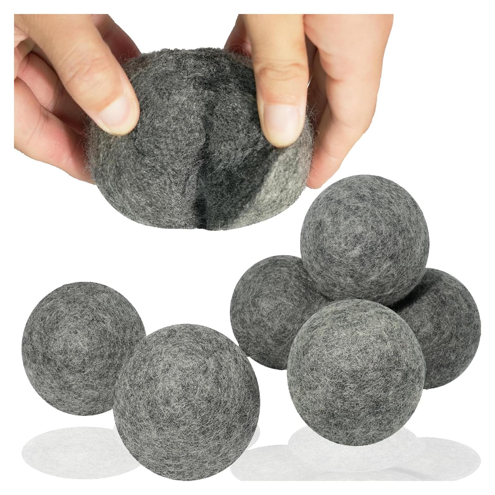 Bolas de Secado de Lana Reutilizables 6 Pcs - Antiestáticas