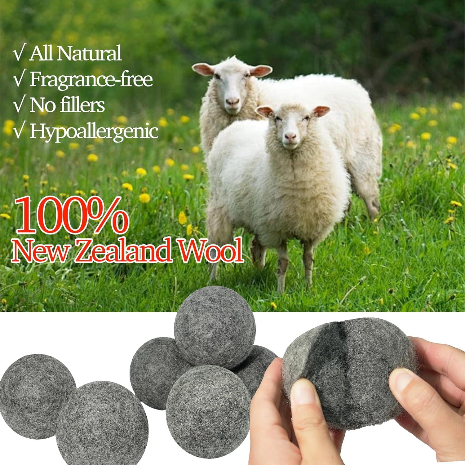 Bolas de Secado de Lana Reutilizables 6 Pcs - Antiestáticas