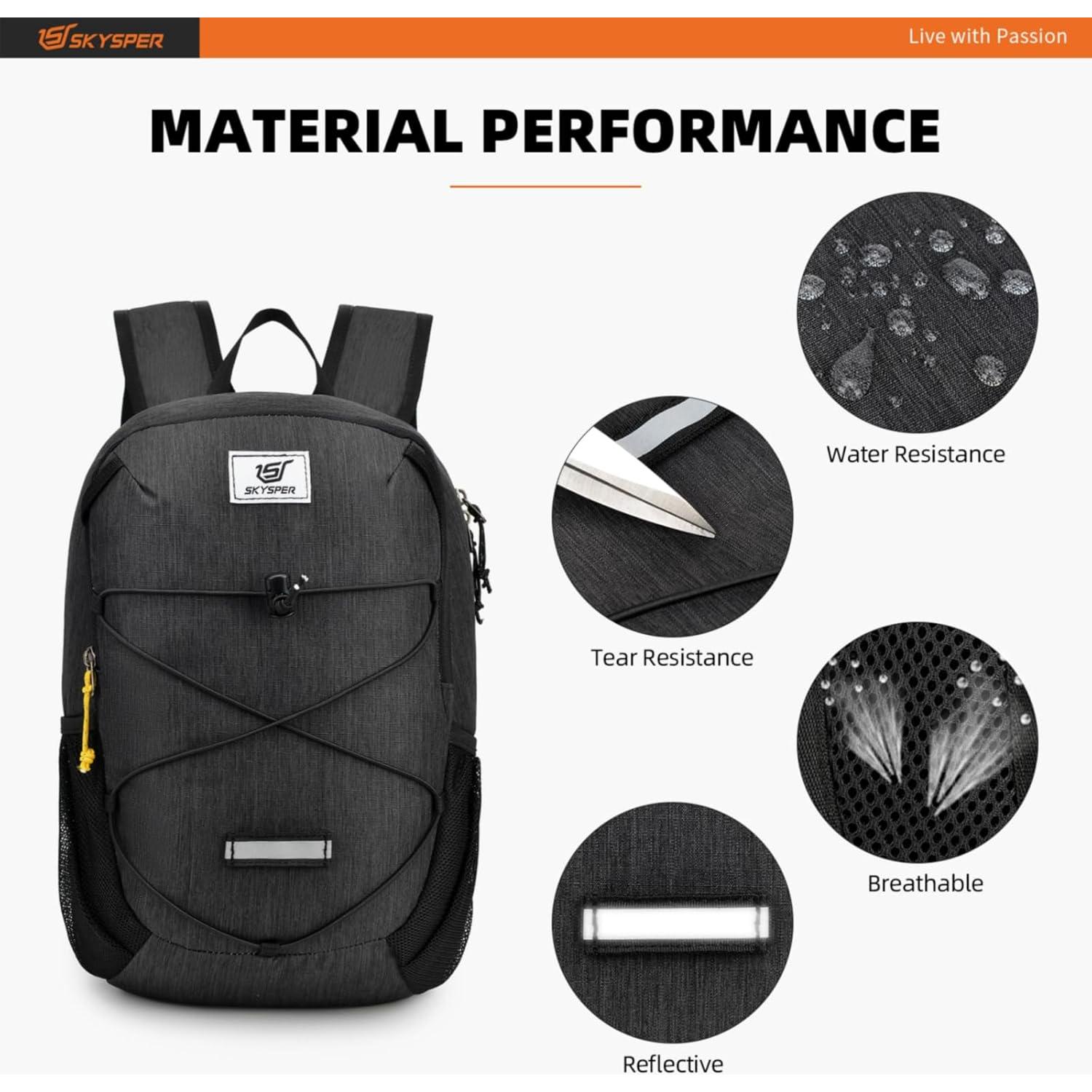 Mochila de Senderismo Plegable SKYSPER 12L Ligera Unisex