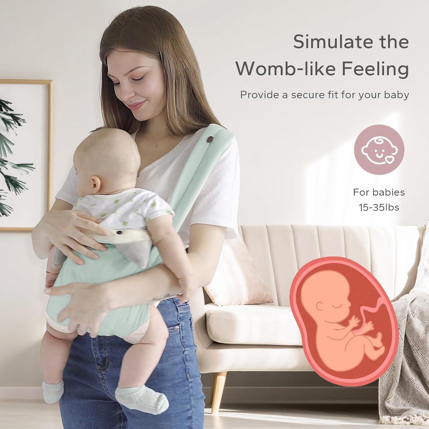 Portabebés Ergonómico SERAPHY Azul para 3-36 Meses