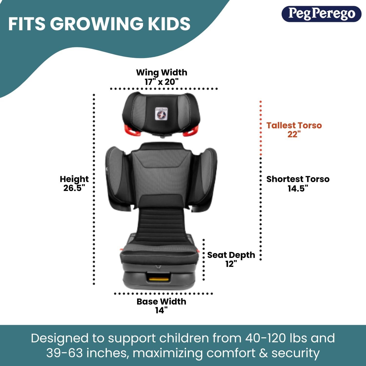 Booster Peg Perego Viaggio Flex 120 Astral, 4D Ajuste Total