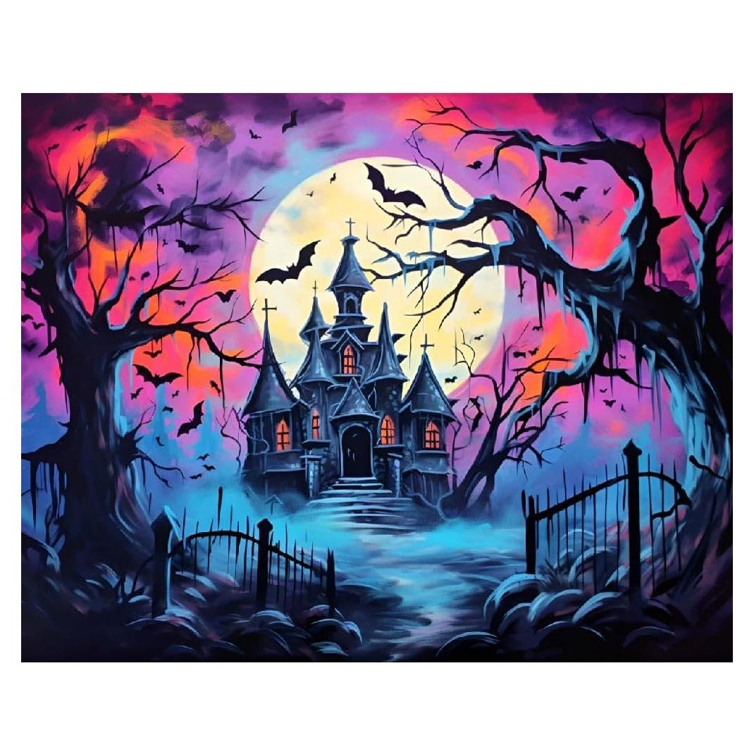 Kit de Pintura por Números Clendo Halloween 40.64x50.8 cm