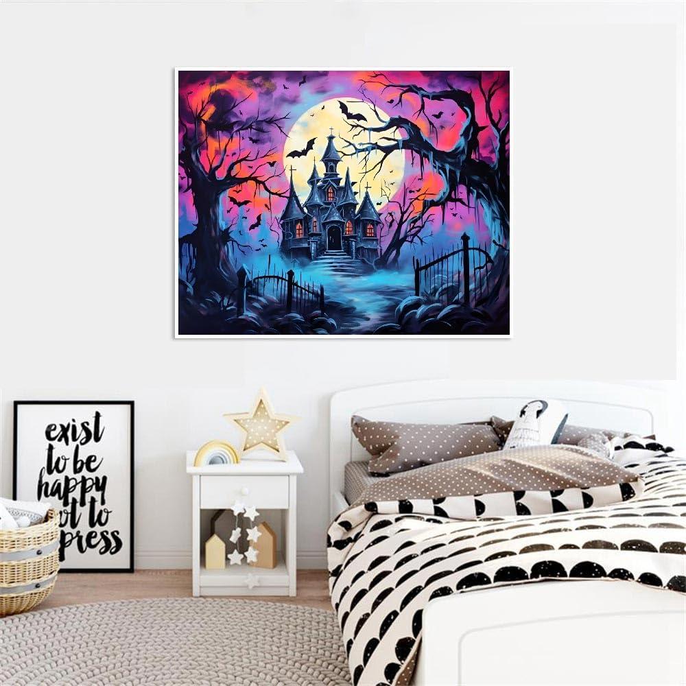 Kit de Pintura por Números Clendo Halloween 40.64x50.8 cm