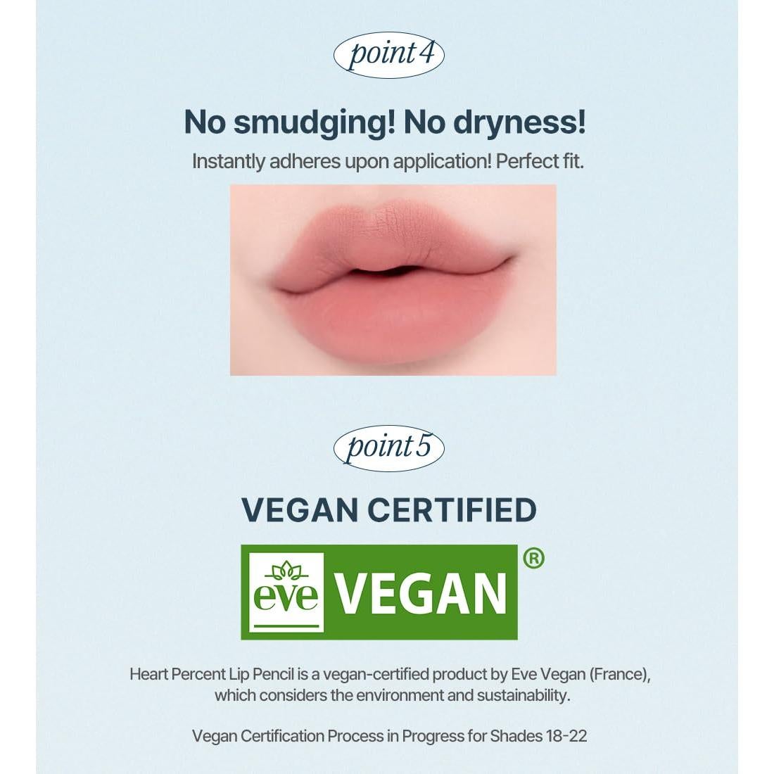 Heart Percent Dote On Mood Lip Liner Pencil, Long-Lasting Creamy Lip Crayon Smooth Lipliner Retractable Lipstick Overlip Line Color 0.8g, #01. Peach Beige