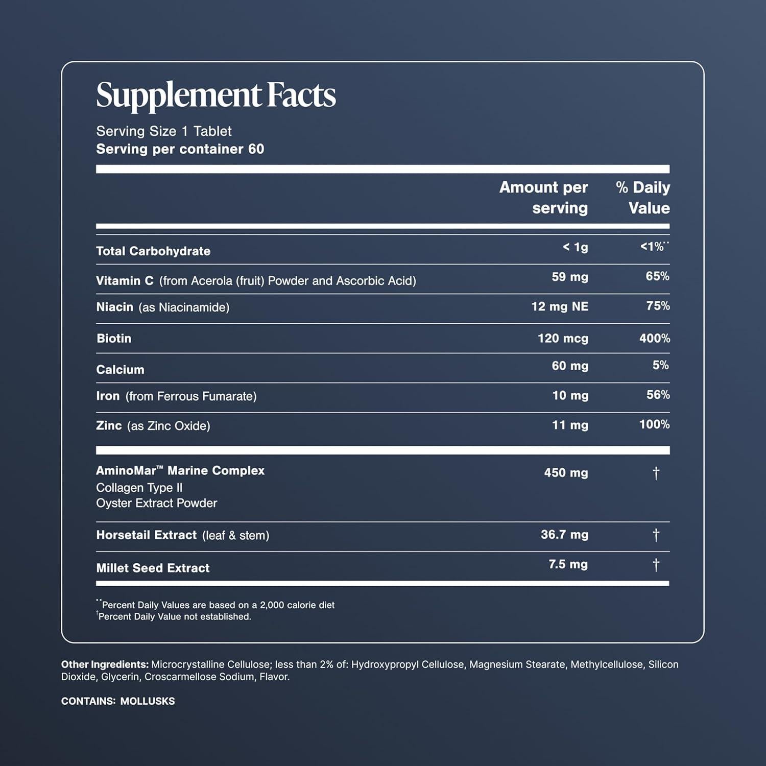 Suplemento Crecimiento Capilar Viviscal Mujeres 60 Tabletas