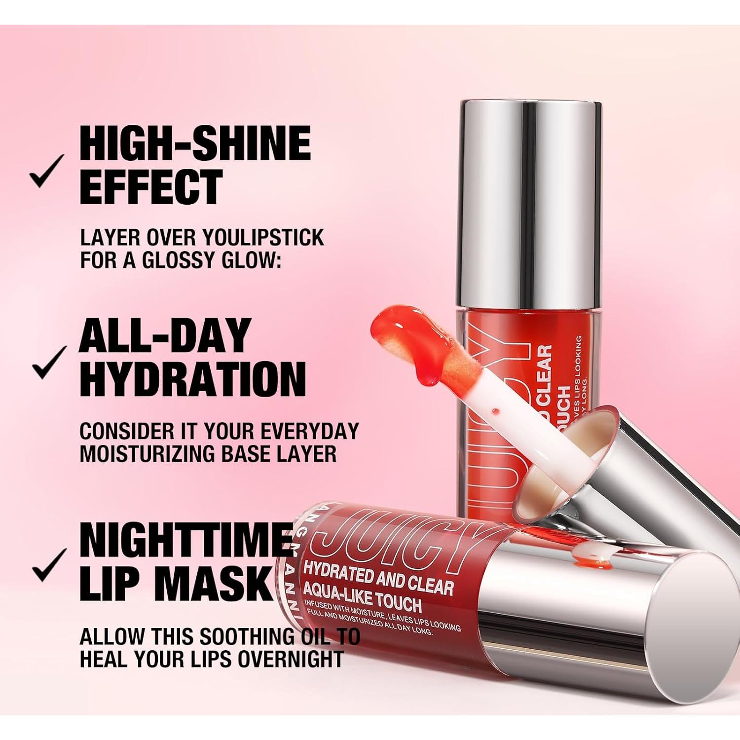 Aceite Hidratante para Labios Jolilab 5 ml Brillo Cristal